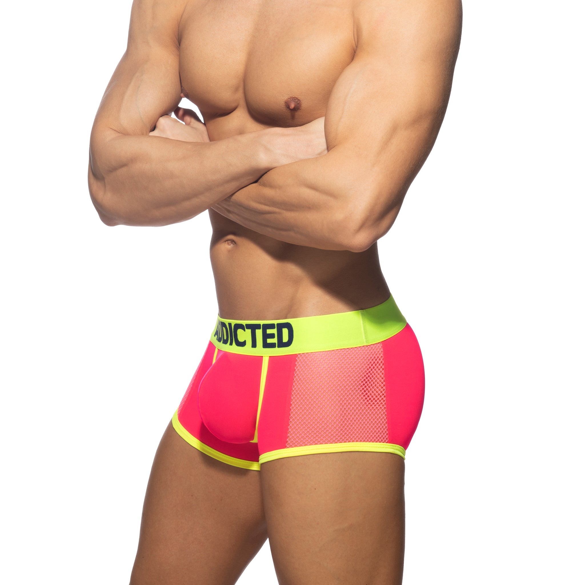 Addicted Neon Mesh Trunk Neon Pink AD1219