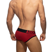 Addicted Open Fly Cotton Brief Black AD1202