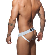 Addicted Push Up Mesh Jock White AD773