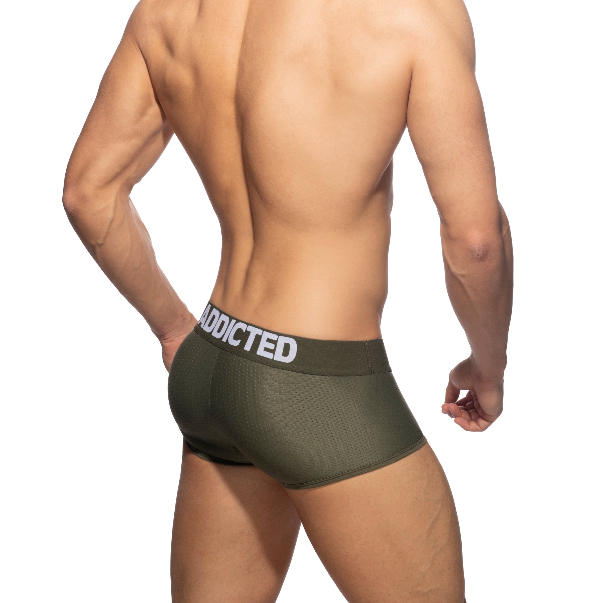 Addicted Push Up Mesh Trunk Khaki AD806