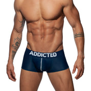 Addicted Push Up Mesh Trunk Navy AD806