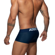 Addicted Push Up Mesh Trunk Navy AD806