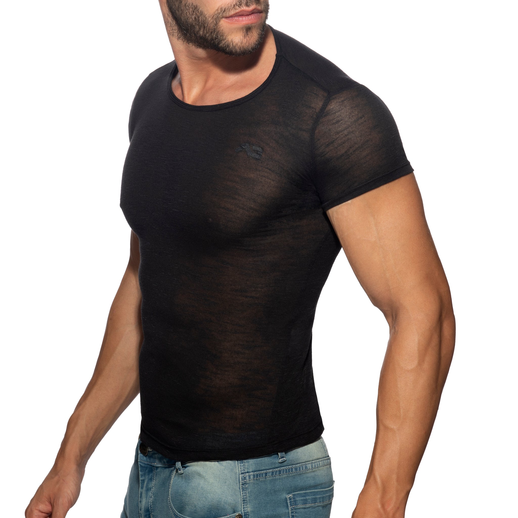 Addicted Thin Flame T-Shirt Black AD1109