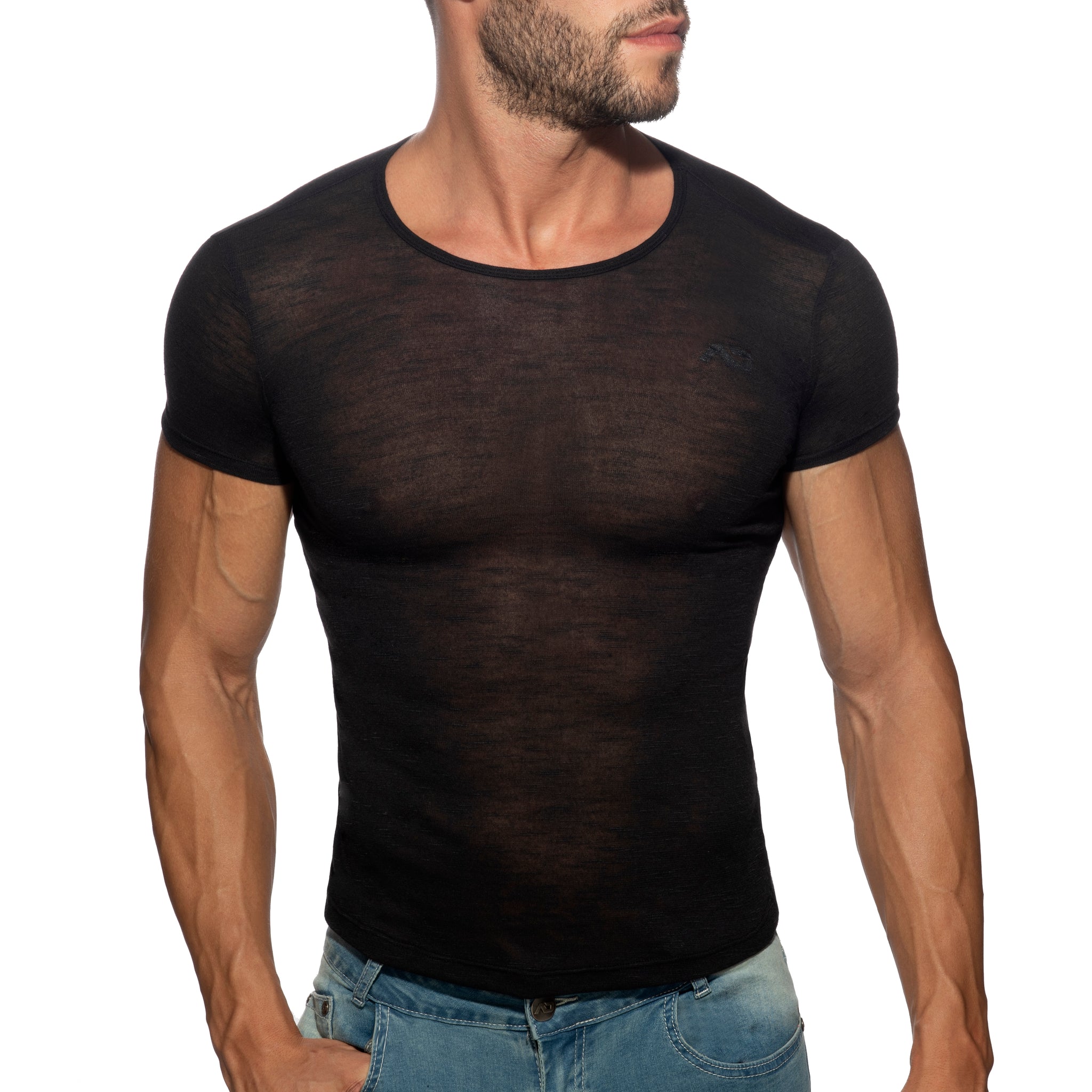 Addicted Thin Flame T-Shirt Black AD1109