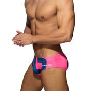 Addicted Extra-Large Logo Brief Fuchsia ADS045