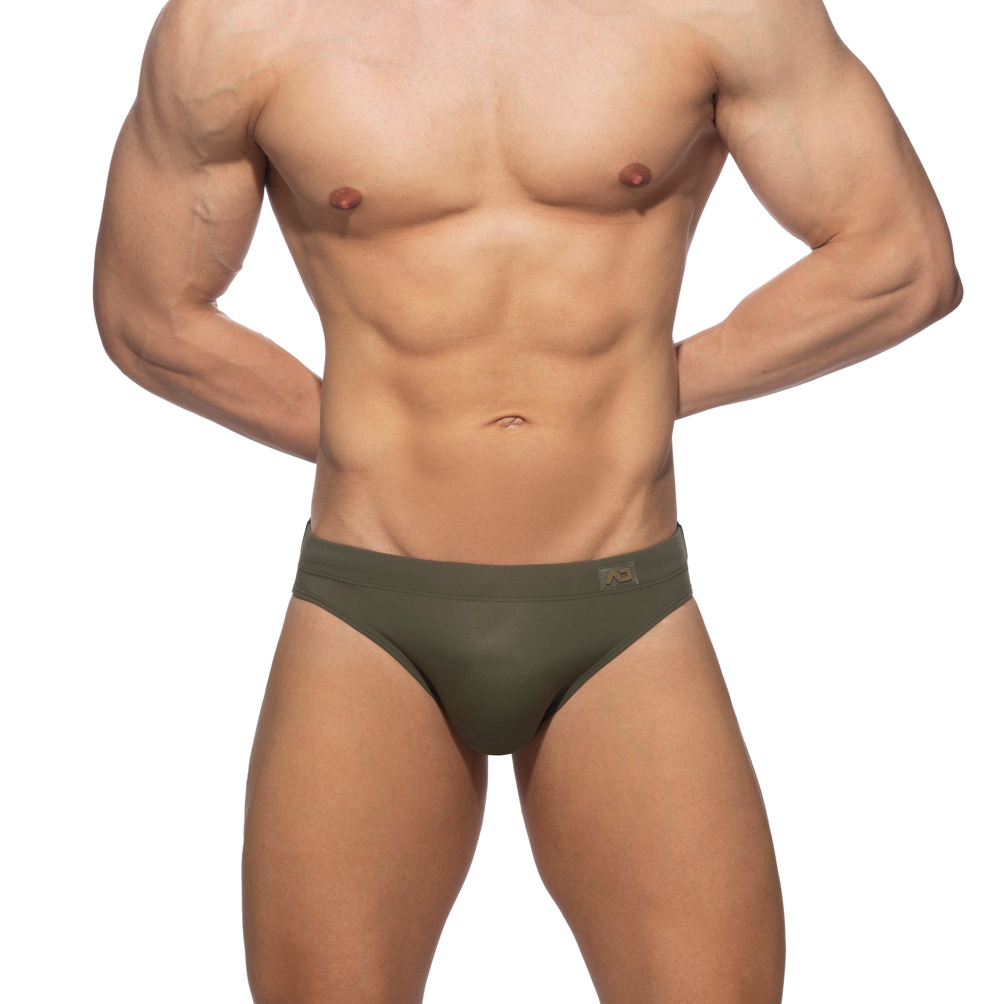 Addicted Bicolor Swim Brief Khaki ADS315