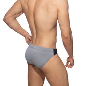 Addicted Bicolor Swim Brief Black ADS315