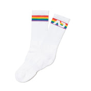 Addicted AD Rainbow Socks White AD839