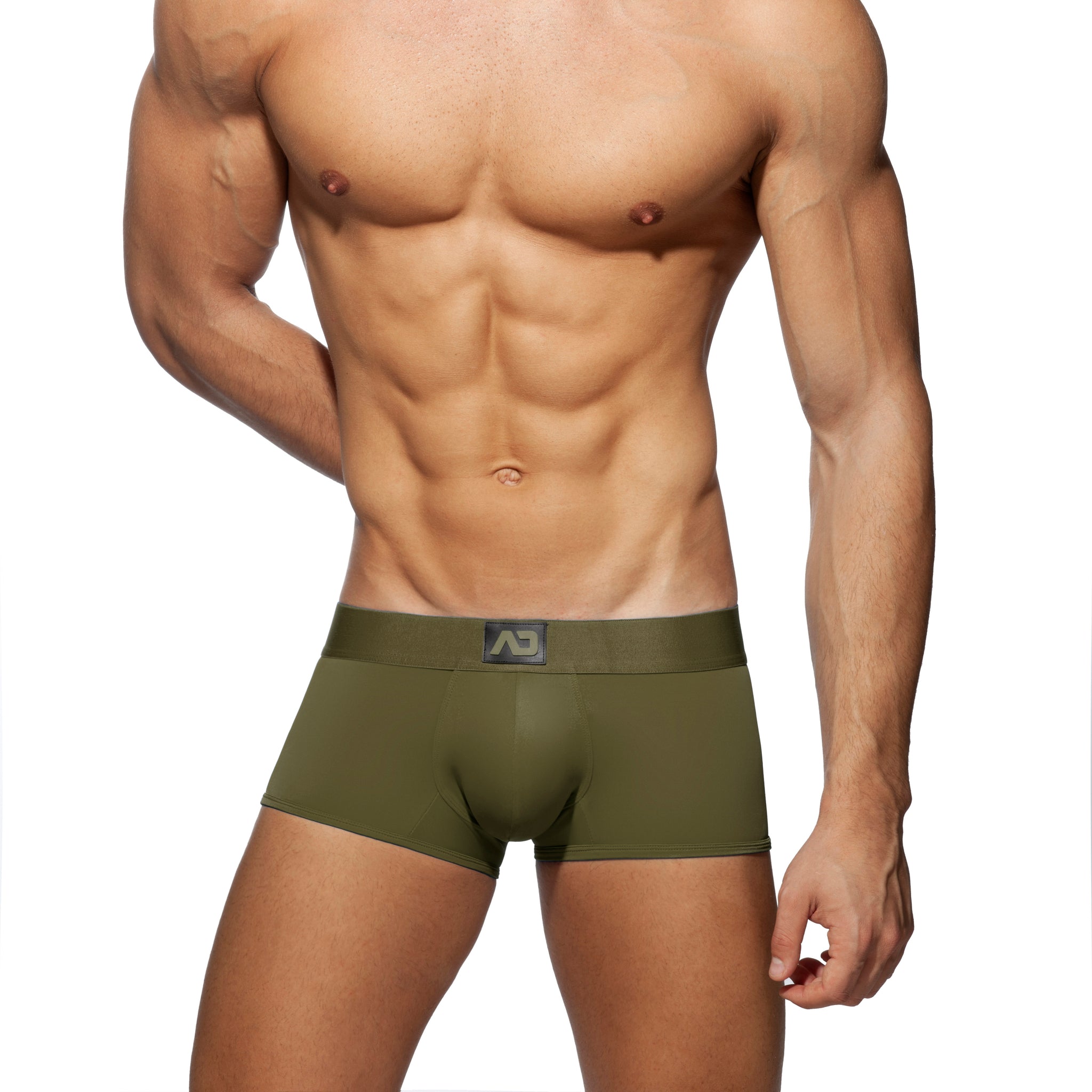 AD Fetish Bottomless Boxer Khaki ADF93