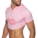 Addicted Crop Hoody Pink AD1000