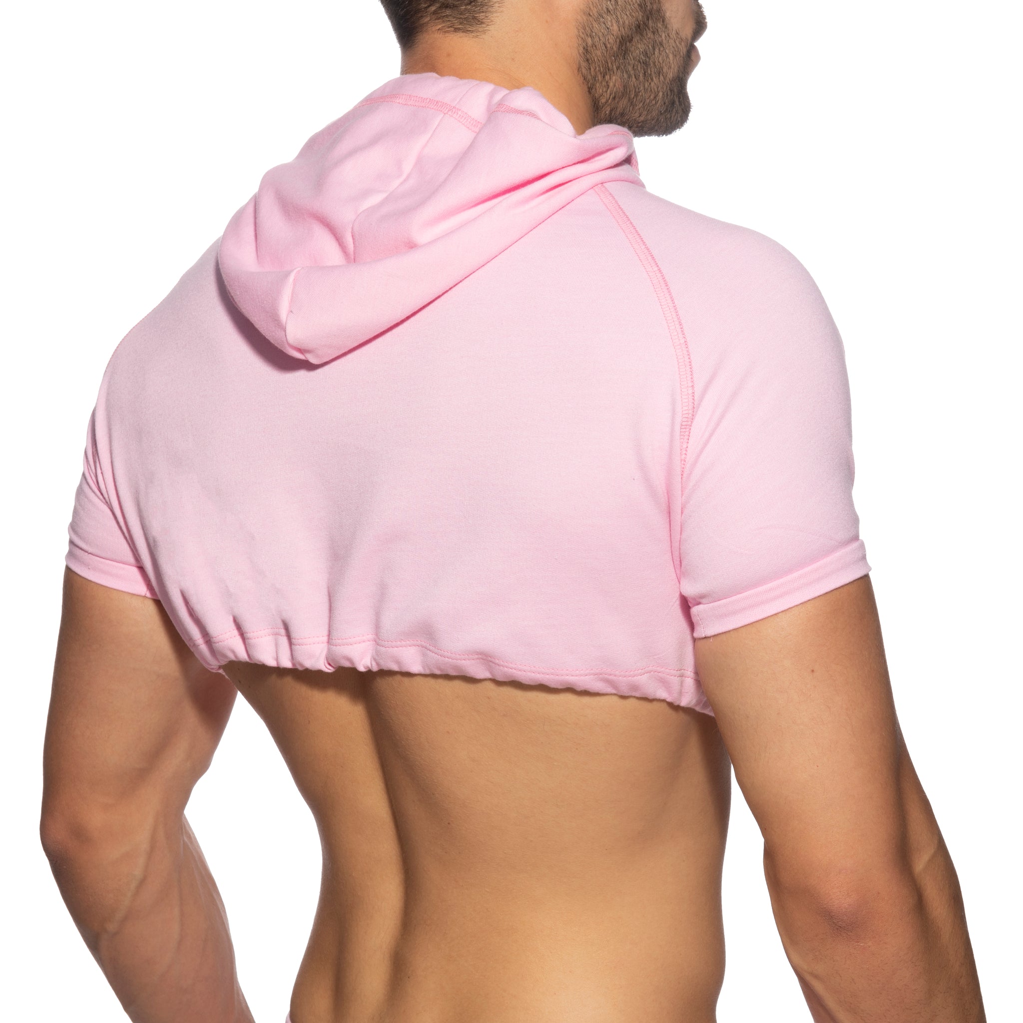 Addicted Crop Hoody Pink AD1000