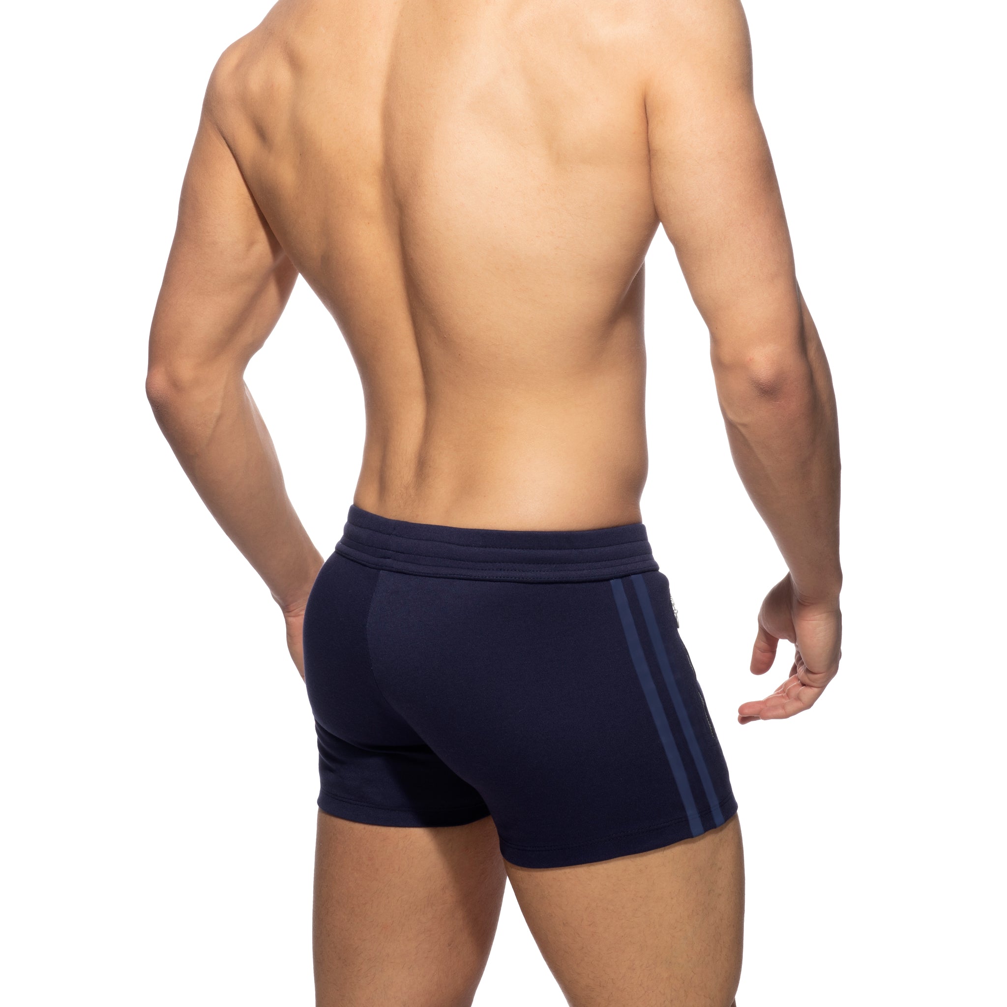 Addicted Zip Pocket Sports Short Navy AD1002