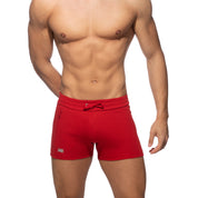 Addicted Zip Pocket Sports Short Red AD1002