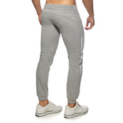 Addicted Double Zip Jogging Pants Heather Grey AD1012