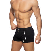 Addicted Double Zip Sports Shorts Black AD1013