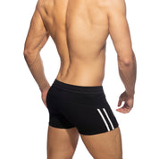 Addicted Double Zip Sports Shorts Black AD1013