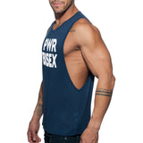 Addicted Power Bisex Tank Top Navy AD1014