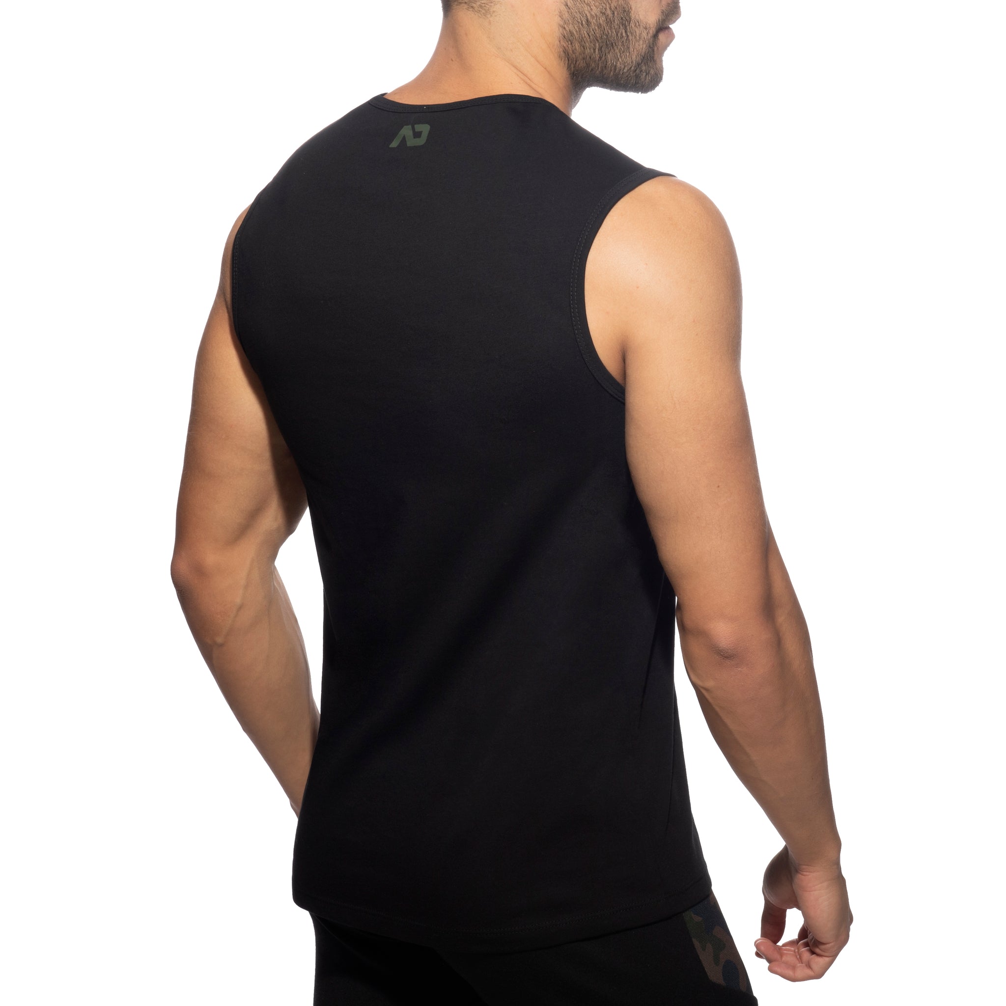 Addicted AD Cotton Tank Top Black AD1054