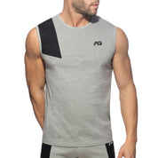 Addicted AD Cotton Tank Top Heather Grey AD1054