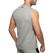 Addicted AD Cotton Tank Top Heather Grey AD1054