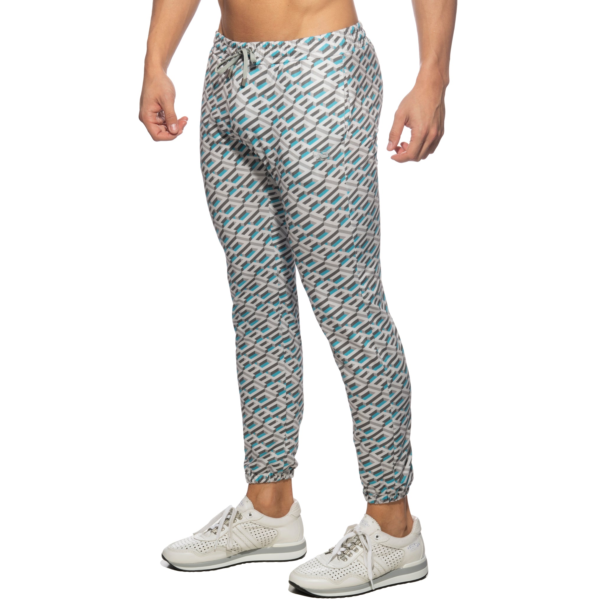 Addicted AD Allover Homewear Pants Turquoise AD1058