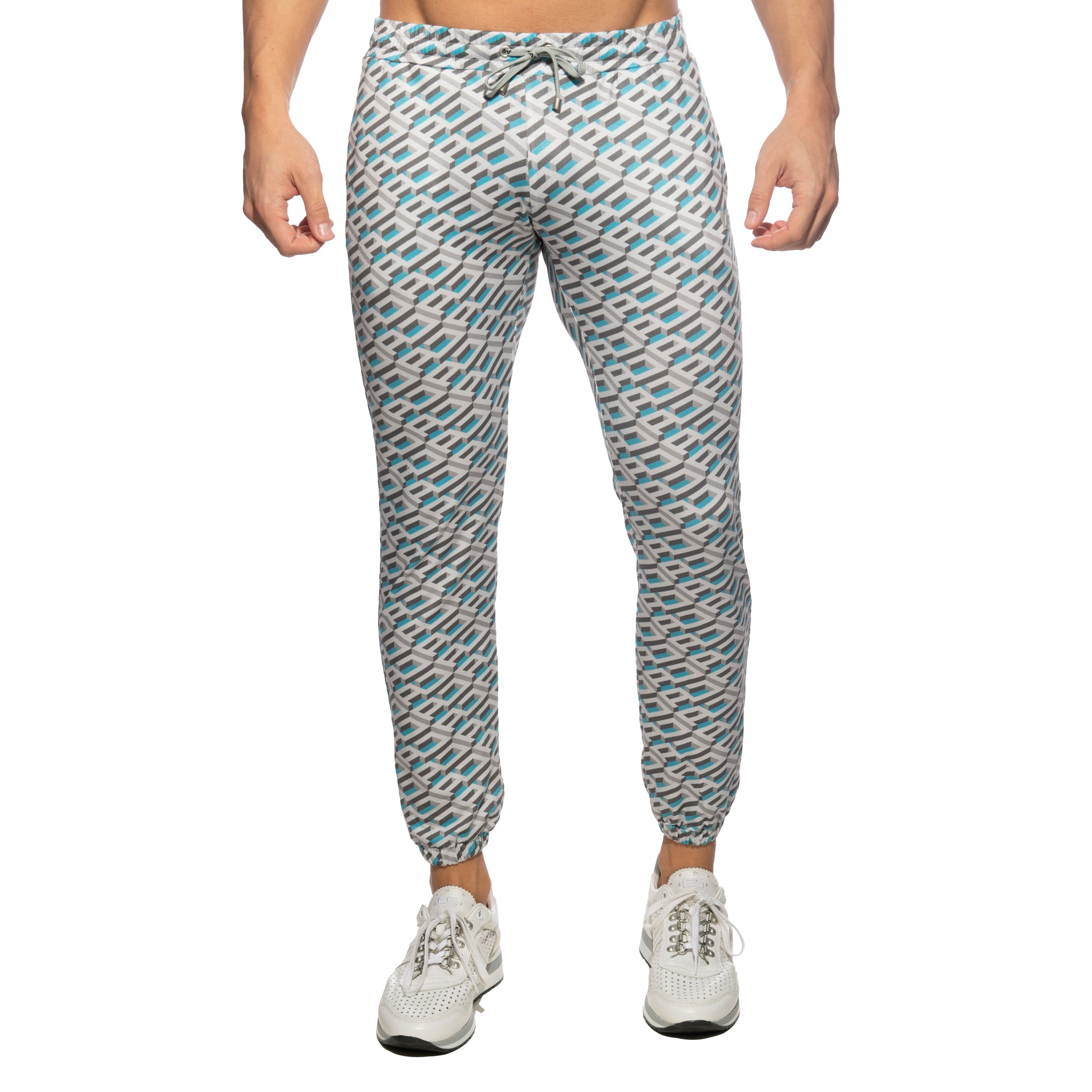 Addicted AD Allover Homewear Pants Turquoise AD1058