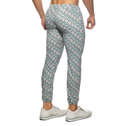 Addicted AD Allover Homewear Pants Turquoise AD1058