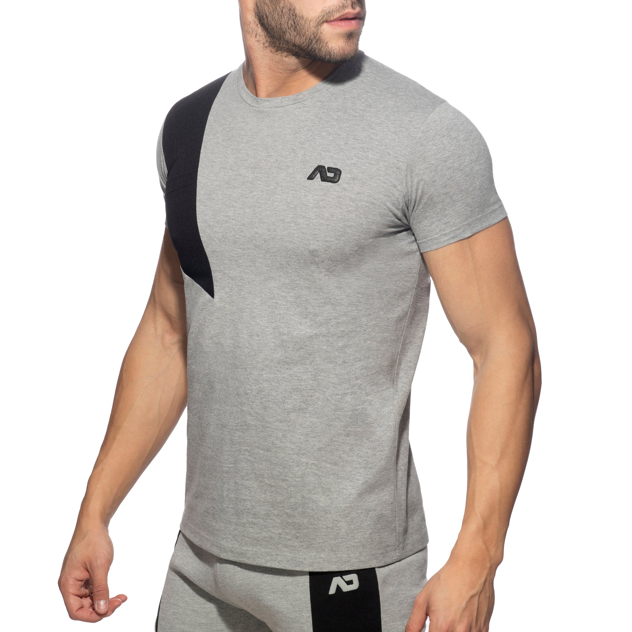 Addicted AD Cotton T-Shirt Heather Grey AD1059