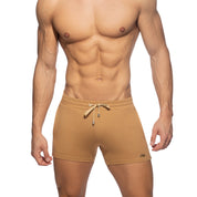 Addicted AD Plain Homewear Shorts Mustard AD1062