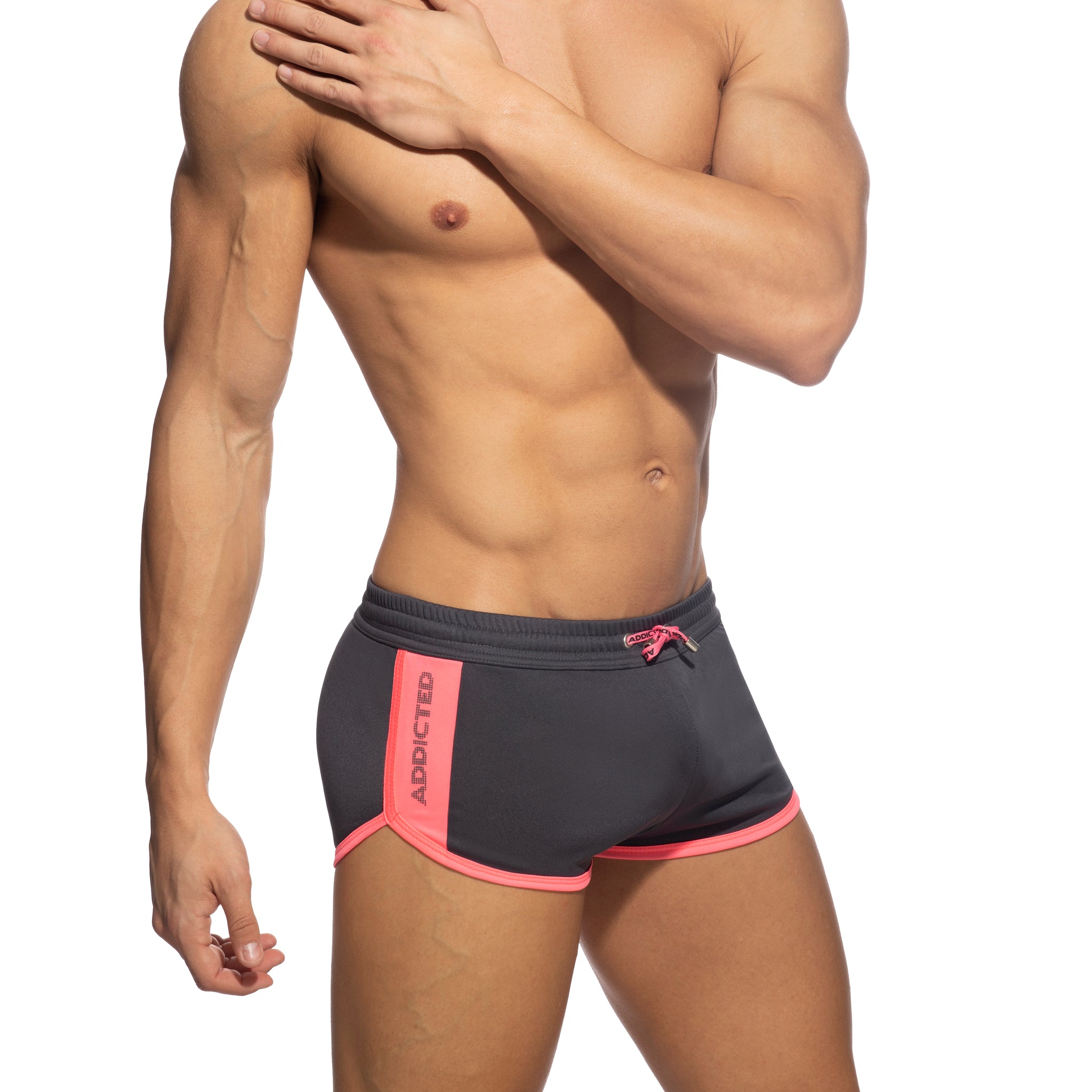 Addicted Sexy AD Shorts Charcoal AD1064