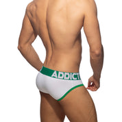 Addicted Open Fly Cotton Brief Green AD1202