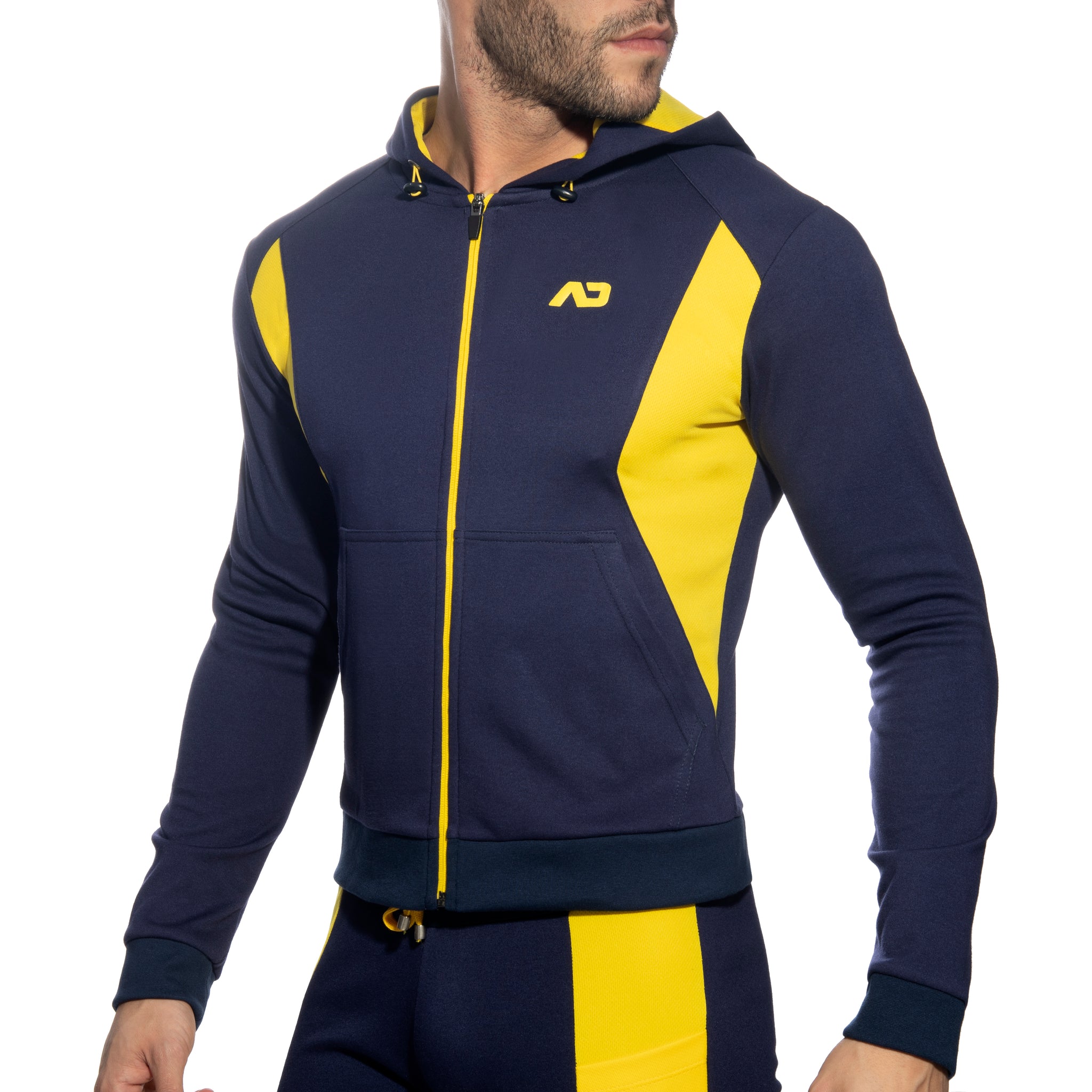 Addicted AD Cotton Sports Jacket Navy AD1065