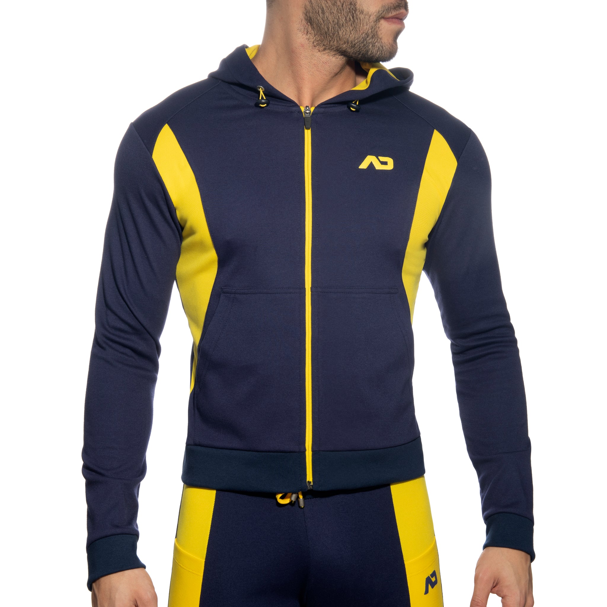 Addicted AD Cotton Sports Jacket Navy AD1065