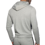 Addicted AD Cotton Sports Jacket Heather Grey AD1065