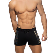 Addicted AD Cotton Sports Shorts Black AD1068