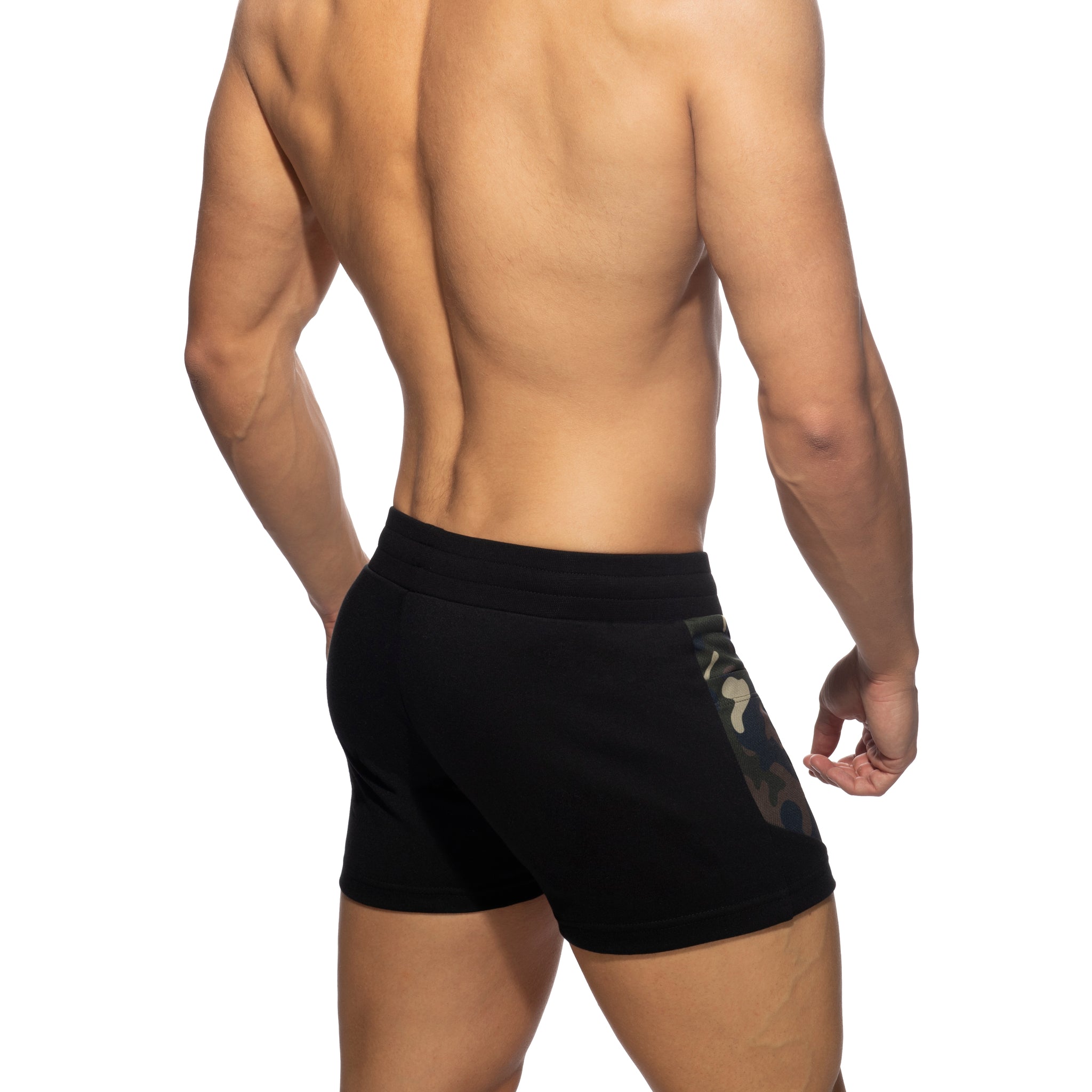 Addicted AD Cotton Sports Shorts Black AD1068