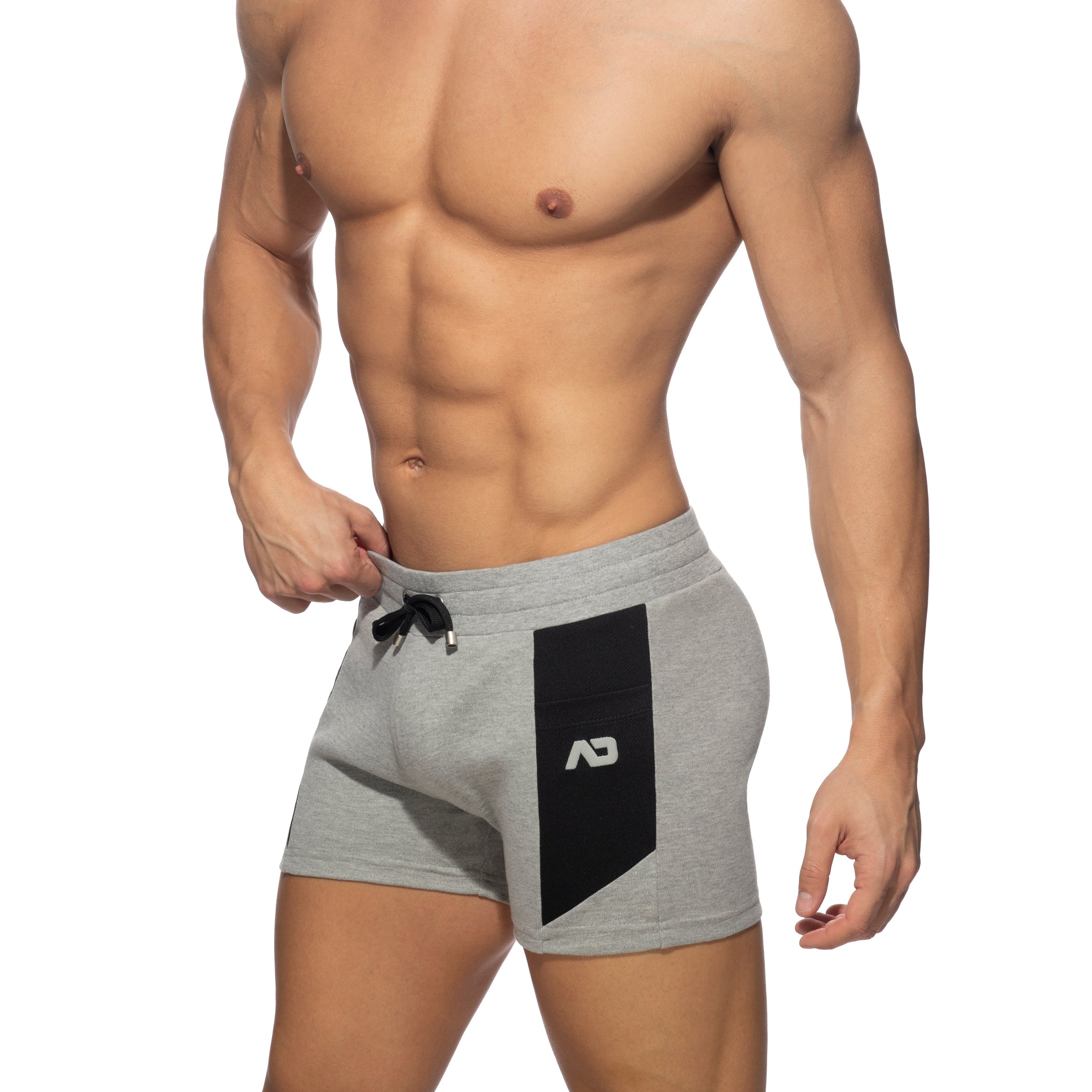 Addicted AD Cotton Sports Shorts Heather Grey AD1068