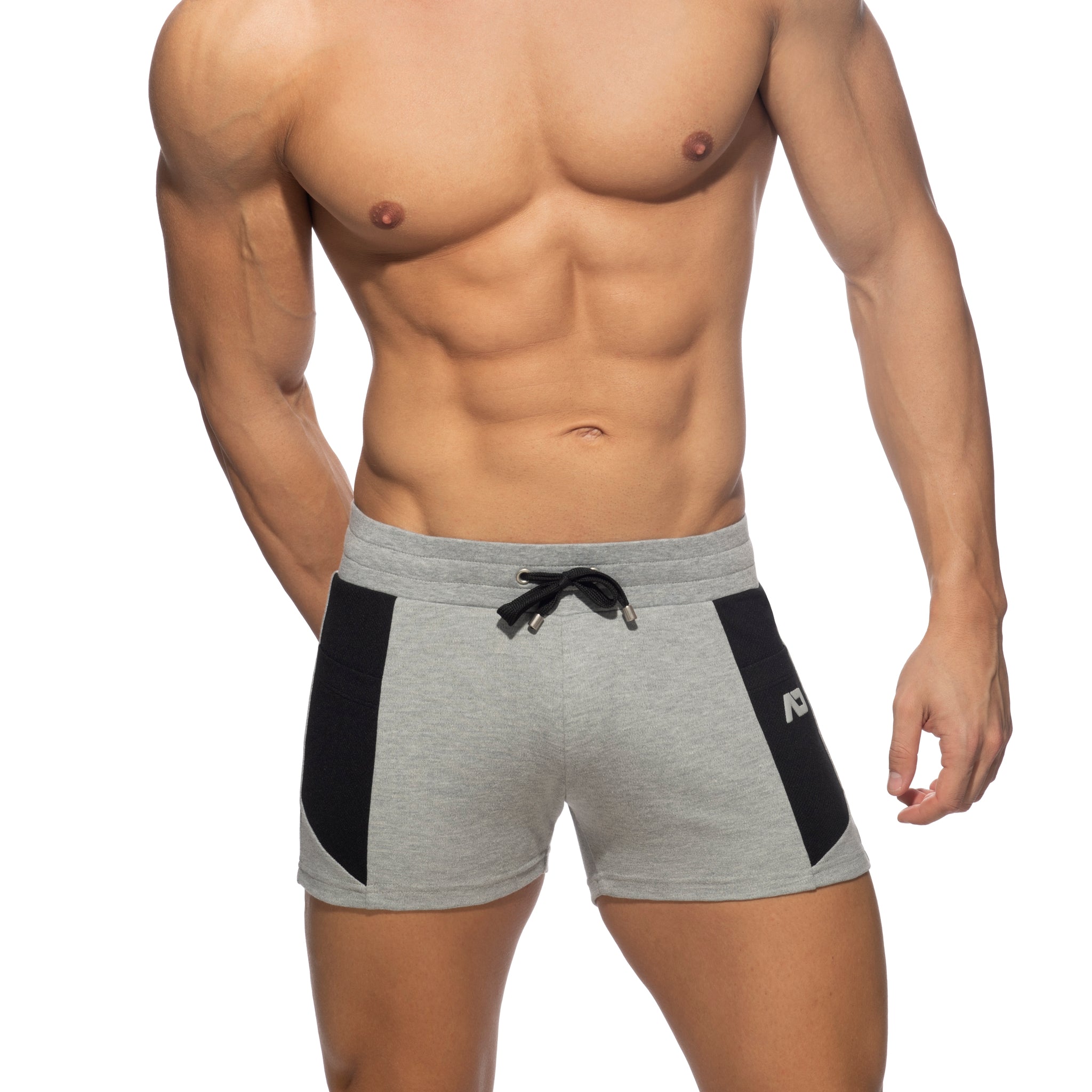 Addicted AD Cotton Sports Shorts Heather Grey AD1068