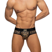 Addicted Leopard Fresh Brief Brown AD1134