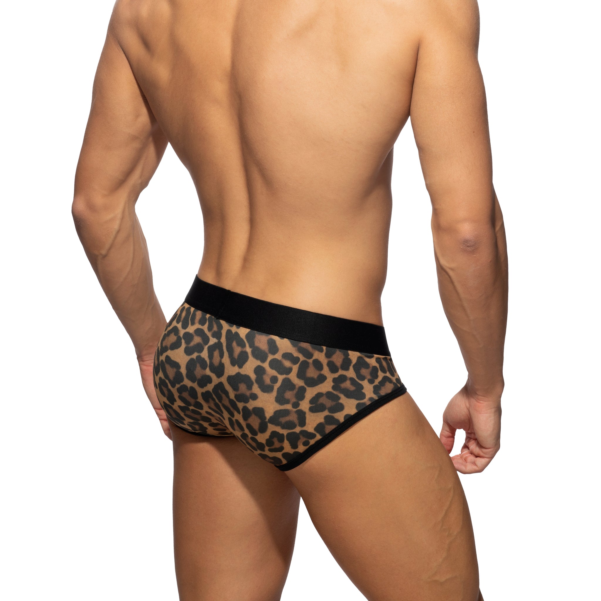 Addicted Leopard Fresh Brief Brown AD1134