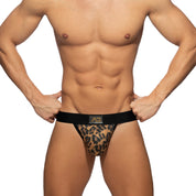 Addicted Leopard Fresh Thong Brown AD1136