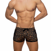 Addicted Leopard Mesh Rocky Brown AD1138