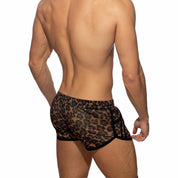 Addicted Leopard Mesh Rocky Brown AD1138