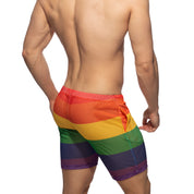 Addicted Mesh Rainbow Bermuda Multi AD1168