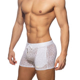 Addicted Flowery Lace Shorts White AD1188