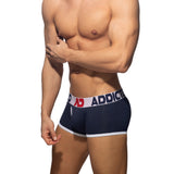 Addicted Open Fly Cotton Trunk White AD1203