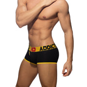 Addicted Open Fly Cotton Trunk Yellow AD1203