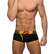 Addicted Open Fly Cotton Trunk Yellow AD1203