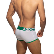 Addicted Open Fly Cotton Trunk Green AD1203