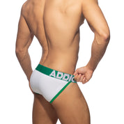 Addicted Open Fly Cotton Bikini Green AD1204